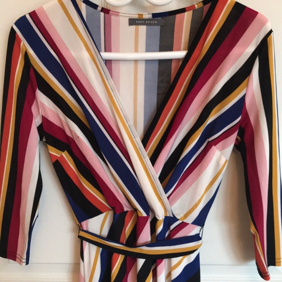 Suzy Shier multi-colored dress - Picture 3 of 5